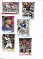 2019 Topps 6-Card ROOKIE LOT Adolis Garcia Richards Springs Castillo Garcia ++