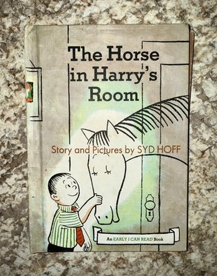 VINTAGE 1970 THE HORSE IN HARRY'S ROOM BY SYD HOFF BOOK RARE HTF