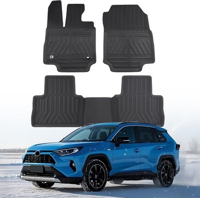 Car Floor Mats for Toyota RAV4: 2025 2024 2023 2022 2021 2020 2019, All Weather