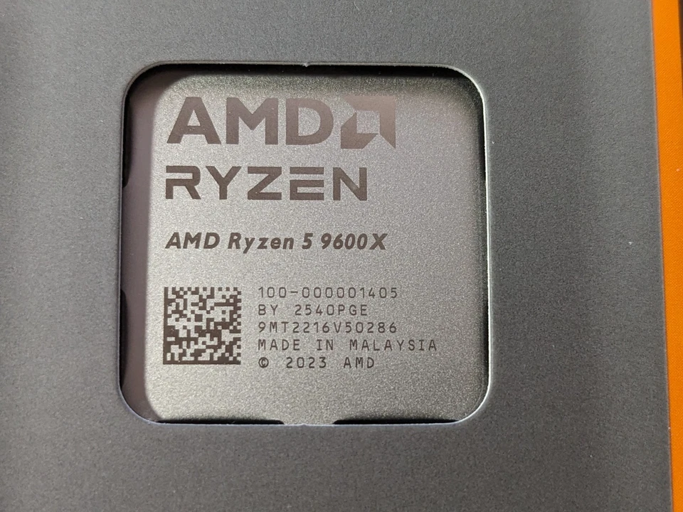 AMD Ryzen 5 9600X 6-Core 5.4GHz 12-Thread Socket AM4 Processor (100-100001405) - Image 4 of 4