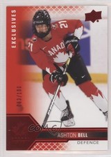 2022 Team Canada Juniors Women's WC UD Exclusives 63/100 Ashton Bell #52 0o4i