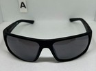 Foster Grant SR1222 FGLFD 23 Black Wrap Sunglasses Gray Lens 72mm Men's Sport