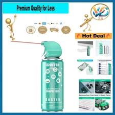 Compressed Canned Air Duster for Electronics 3.5oz Disposable Cleaning Tool
