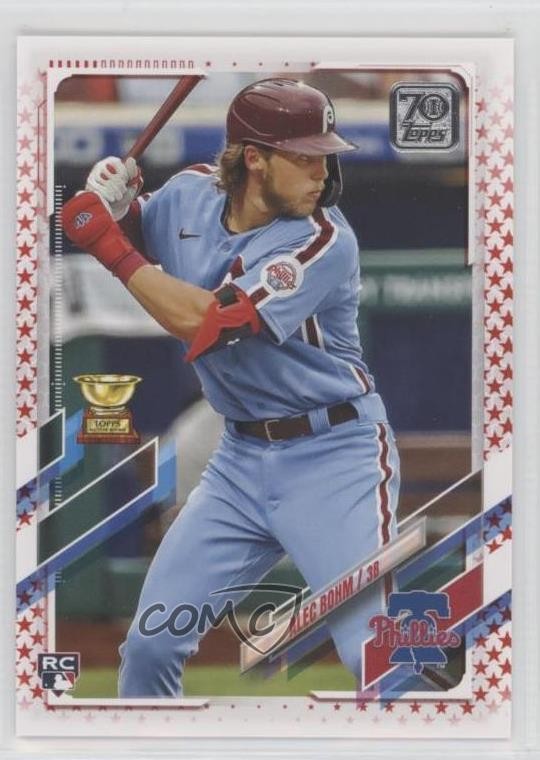 2021 Topps Independence Day 16/76 Alec Bohm #277 0h6t