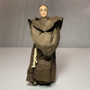 Antique Composition St Anthony Doll 11inch Chip on Chin,Nose made by Kimcraft