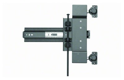 Knape & Vogt 8091FULL34M Black Pocket Door Full Overlay Kit For Mepla Hinges