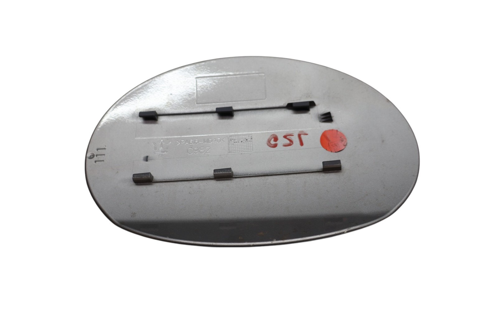 14-17 Maserati Ghibli Fuel Gas Tank Filler Door Lid Cover Silver Oem