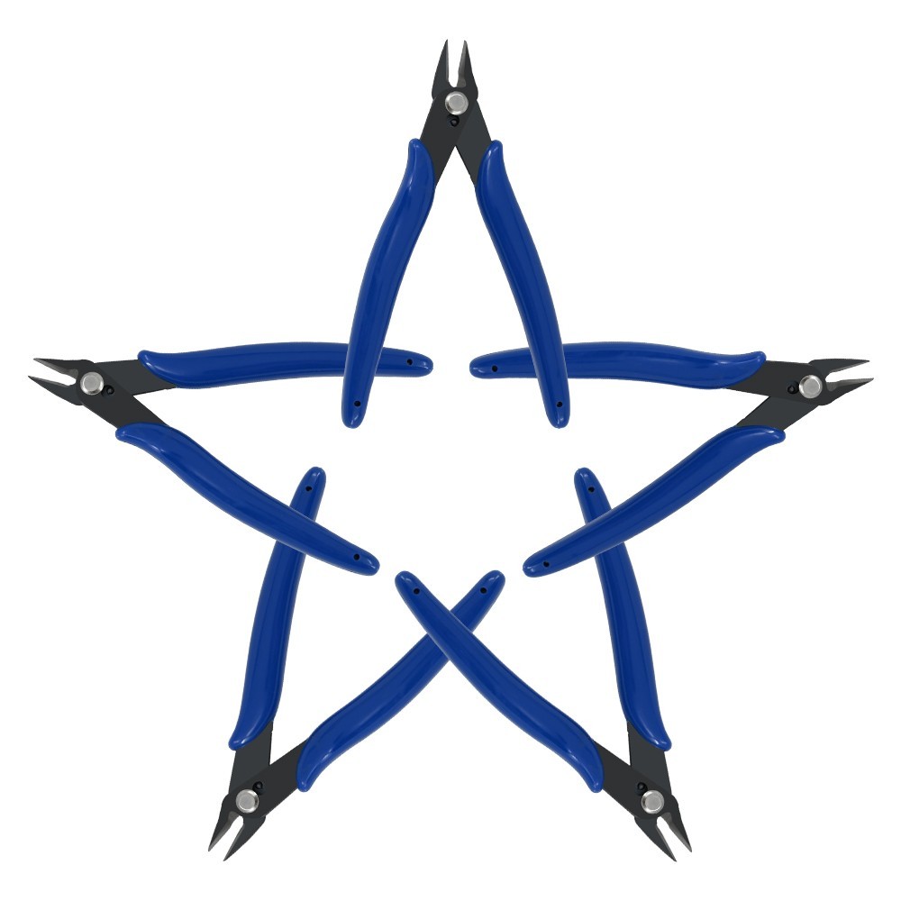 5PCS Plato Model 170 Flush Wire Cable Cutter Cutting Snips Pliers Side DIY Tool