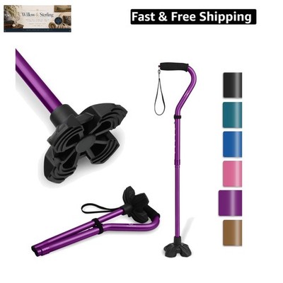 F1 Walking Stick, Walking Cane for Women & Men, Self Standing Walkers for Sen...