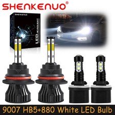 For Ford Mustang 1994-2004 6000K LED Headlight High Low Fog Light Bulbs Combo
