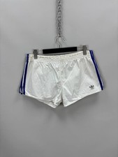 Mens vintage shorts Adidas Size L Color White Duties Paid USA 