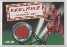 2008-09 Skybox Rookie Prevue Memorabilia Retail Green Derrick Rose #RP-DR 0ke4