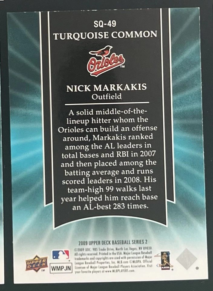 2009 Upper Deck - Starquest Turquoise Common - Lot Of 6 Cards - Rollins, Soto - Image 4 of 4