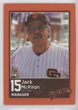 2017 San Diego Padres Trader Jack Stadium Giveaway Jack McKeon 05cx