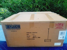 Capital Lighting 344641 Bodie 4 Light 25"W Drum Chandelier - Matte Brass *READ*