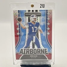 2023 Panini Rookies & Stars - Airborne Red Plaid Prizm #AI-4 Josh Allen