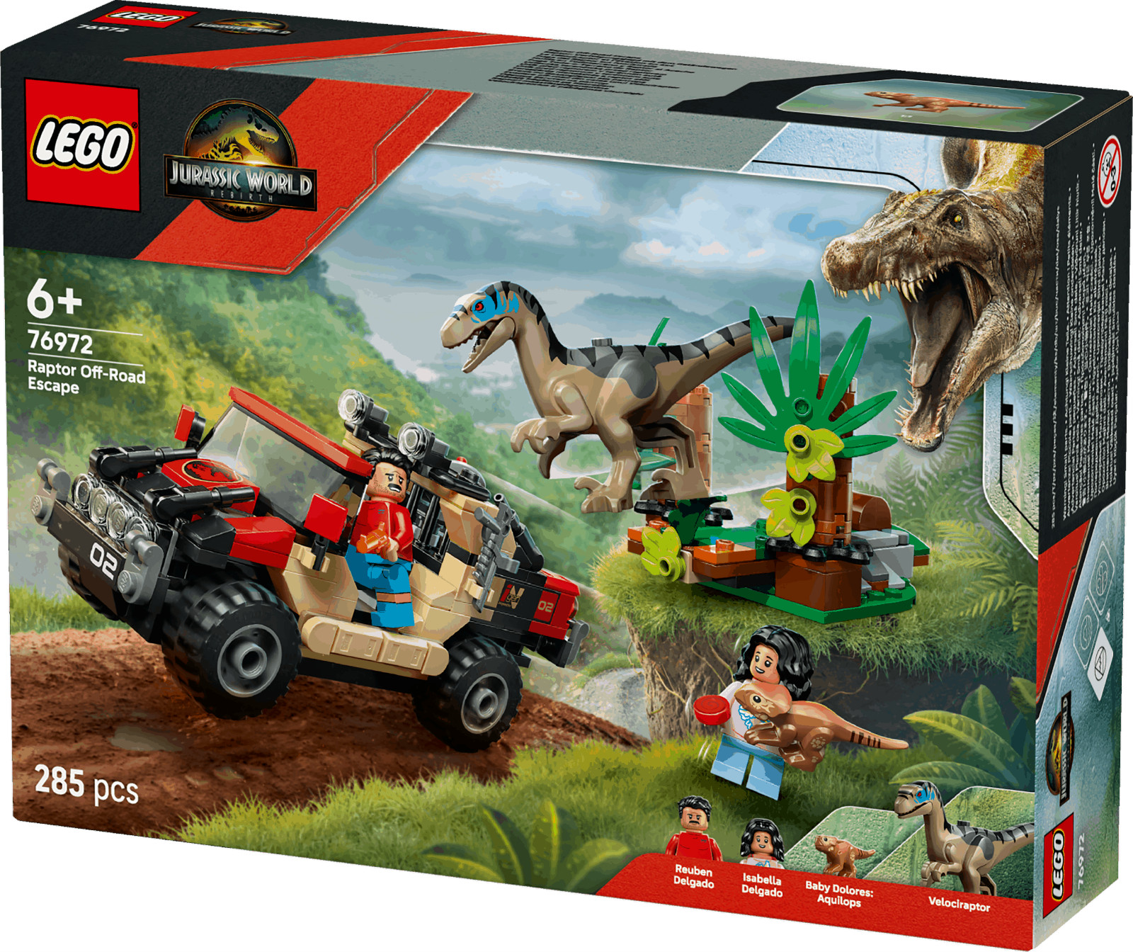 Lego Jurassic World 76972 Raptor Off-Road Escape for Ages 6 and Up - Image 11