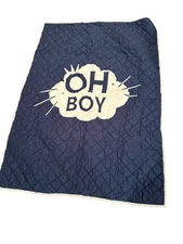 Rare Ethan Allen Disney Blanket – “OH BOY” Mickey Mouse Inspired – Retired Colle