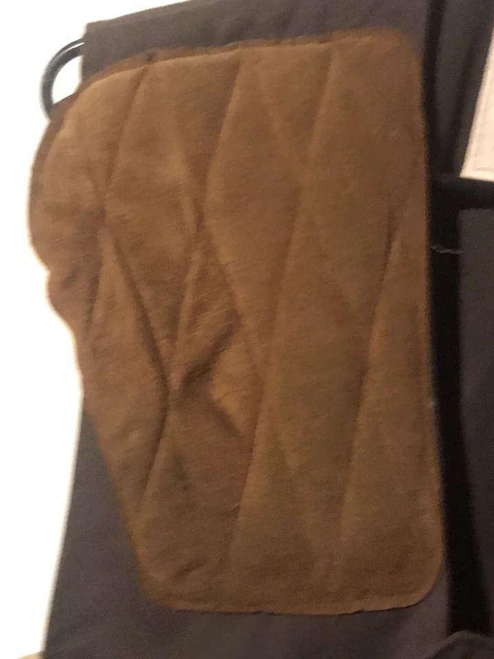 Vtg Bob Allen Gun Club Shooting Vest Brown Hunt Trap Skeet Med Pins/Patch FLAW - Image 4 of 4