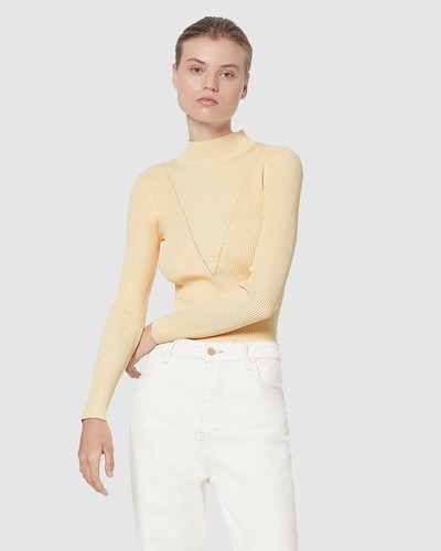MANNING CARTELL Escape Clause Knit Top Butter Color Size L RRP $199 BNWT - Picture 2 of 6