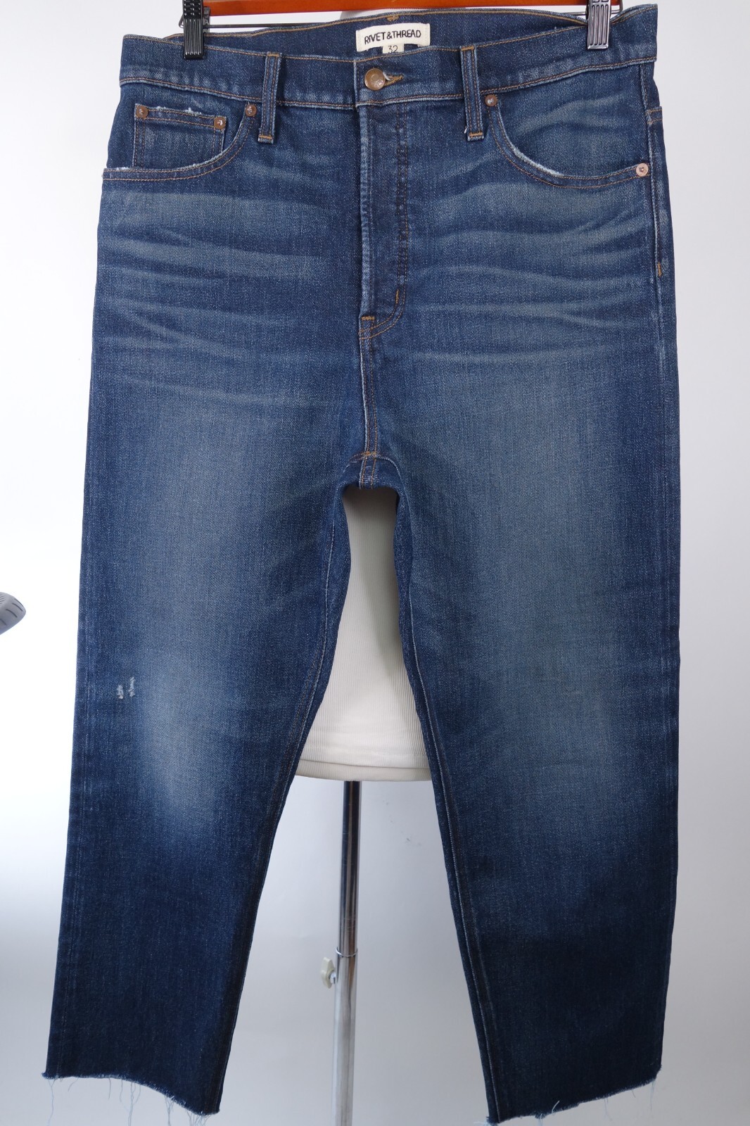 Rivet & Thread Selvedge Jeans Boyfriend Fit Women Siz… Gem