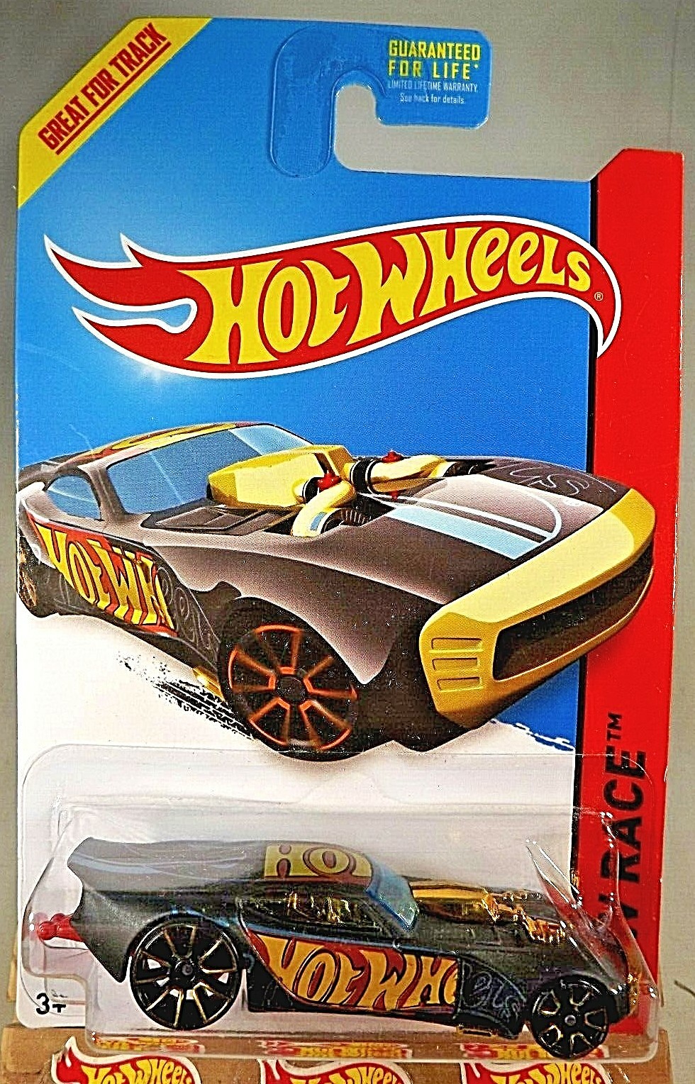 2014 Hot Wheels #159 HW Race-Thrill Racers NITRO DOORSLAMMER Black Variation 