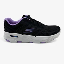 Skechers Go Run 7.0 Driven Black Lavender Womens Athletic Sneaker