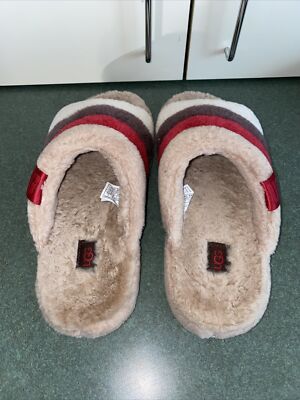 UGG Plush men shoes sandals Australian real fur size 8 UGG Australia Fur Sandals for Men | Mercari main image 3