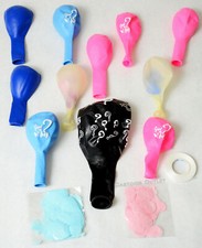 Gender Reveal 11 PC Balloon Bouquet Baby Shower Decoration Pink Blue