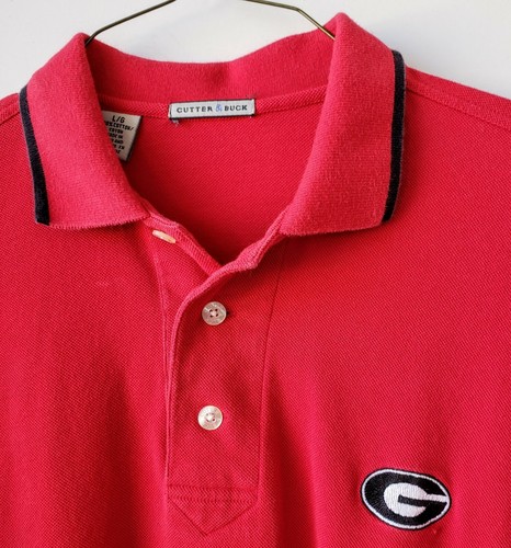 Golf Polo UGA Red 100% Cotton Size 
