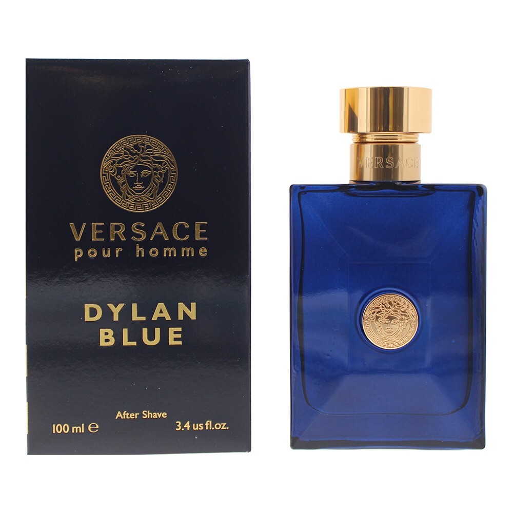 Versace Pour Homme Dylan Blue Aftershave Lotion 100ml Splash - Image 3