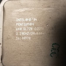 Intel Pentium 4 640 3.2 Ghz Desktop CPU Processor- SL7Z8