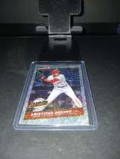 2020 Donruss Highlights Rapture Holo Aristides Aquino #H-8 RC Cincinnati Reds