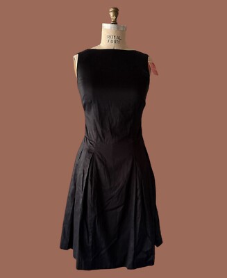 Vtg Isaac Mizrahi x Target 2005 Black Swing Dress Fit Flare Rockabilly Sz 2  NWT | eBay