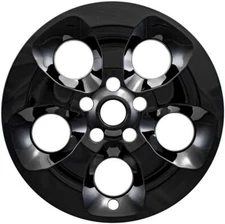ONE SINGLE 2013-2018 JEEP WRANGLER # IMP-421BLK 18" GLOSS BLACK WHEEL SKIN NEW