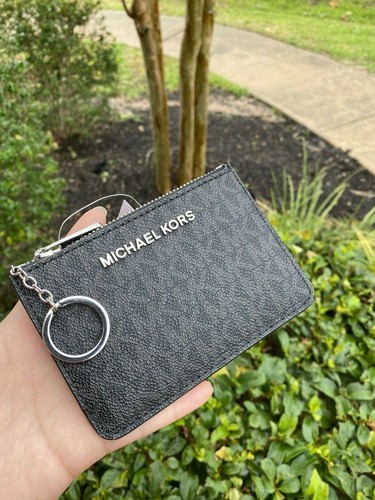 NWT Michael Kors Jet Set Travel Coin Key Chain Card Holder Wallet - Picture 15 of 130