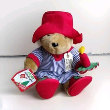 Paddington Bear Christmas Plush 16" Holiday Kids Gifts Candle Pajamas Vintage