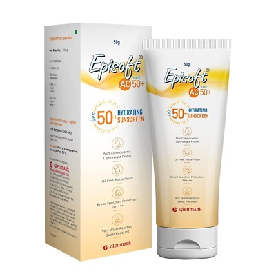 Episoft AC SPF 50 + sunscreen Maximum Hydration With anti-aging benefits 50 G