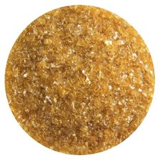 Bullseye Frit Medium Amber Medium Transparent 5oz. 90 COE