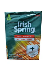 1 Pack Irish Spring 29.6 Oz Sport Strength 8 Count Soap Bars Exp 03/2023