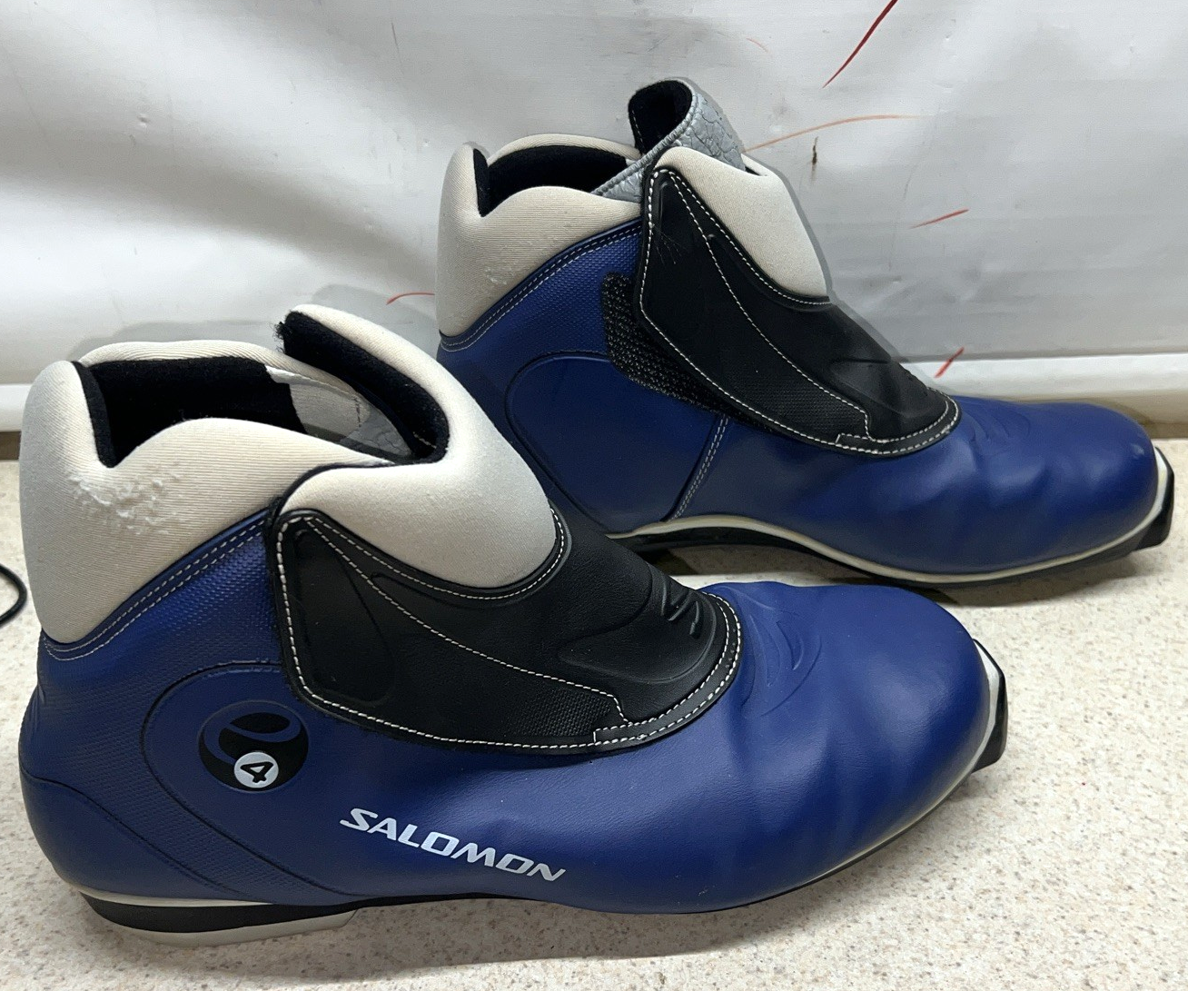 STIVALI DA SCI SALOMON E4 NORDIC CROSS COUNTRY XC e4 SNS PROFIL UOMO US 15.5 EU 50