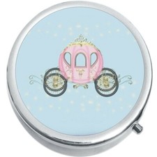 Princess Carriage Medicine Vitamin Pill Box