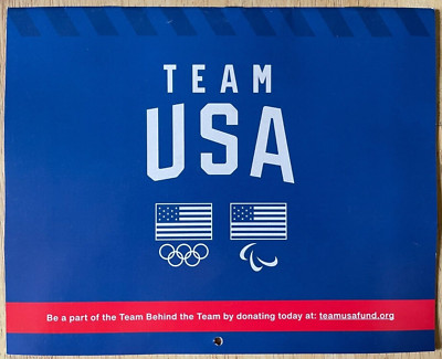 (NEW) 2024 Team USA - Unity in Diversity - 16 Month Wall Calendar - USA Olympics