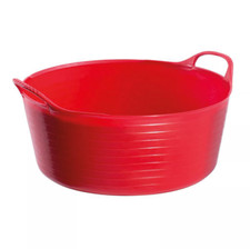 Shallow Horse Feed Bucket Small Flexible New