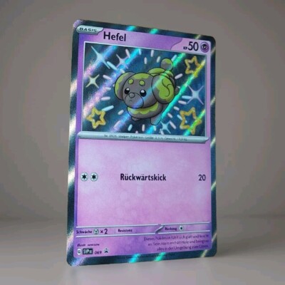 Hefel Shiny Pokemon Karte Deutsch Blach Star Promo SVP 069