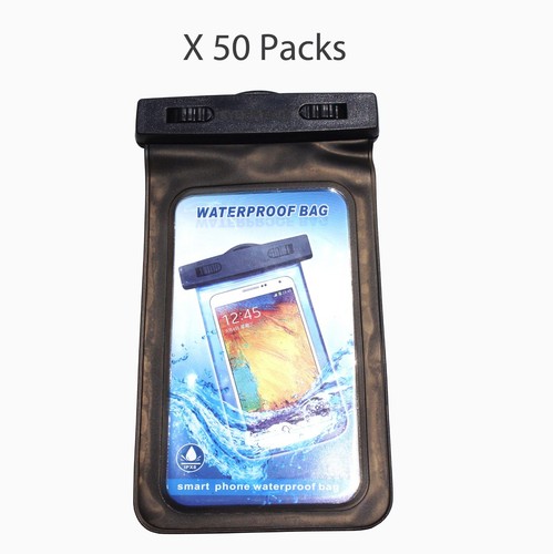 CANTIDAD 50 X Funda Impermeable Subacuática Bolsa Seca para Smartphones [LOTE] - Imagen 8 de 9