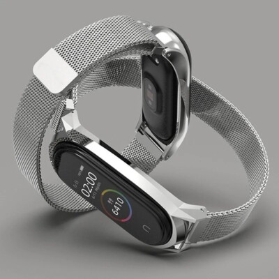 Milanese for Xiaomi Mi Band 7 6 Strap Mi band 4 Stainless Steel Metal Bracelet