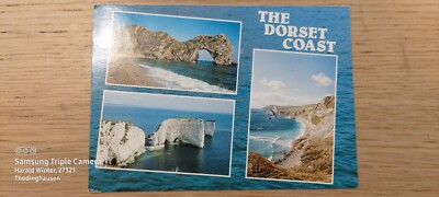 Postkarte Dorset Coast Lulworth Cove Durdle Door gel_