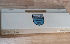 VINTAGE Suzuki Melodion Study 25 Harmonica Keyboard w/ Case Original Paperwork