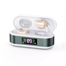 1 Pair Digital Invisible Rechargeable Hearing Aids CIC Aid Sound Amplifier